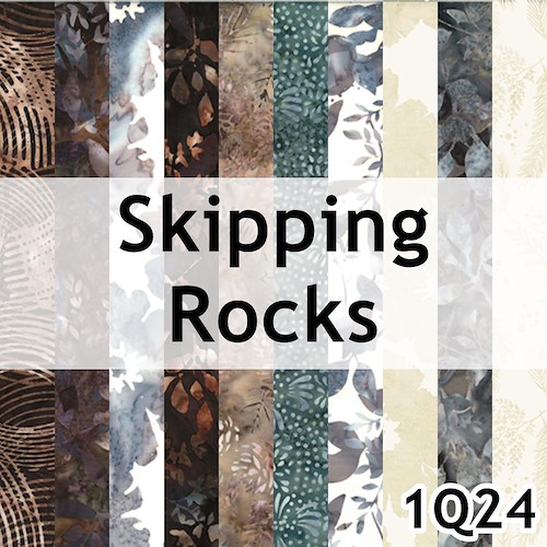 Skipping Rocks Batik